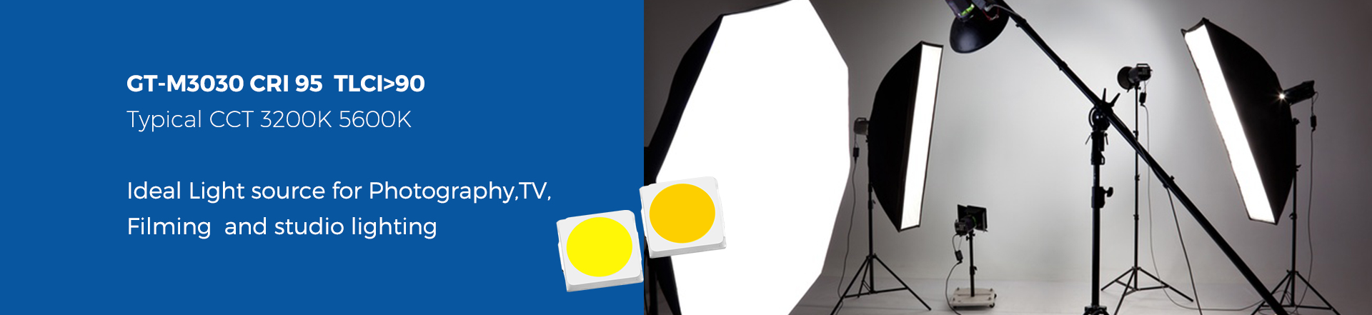 高CRI 3030 SMD LED 1W 3V 6V