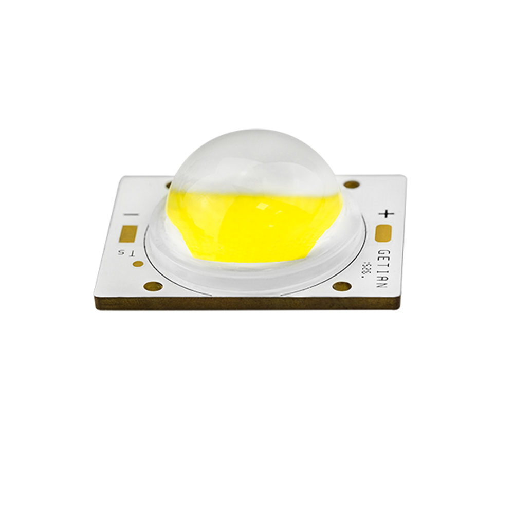 Getian Flip芯片技术LED模块100W COB LED带120°镜头